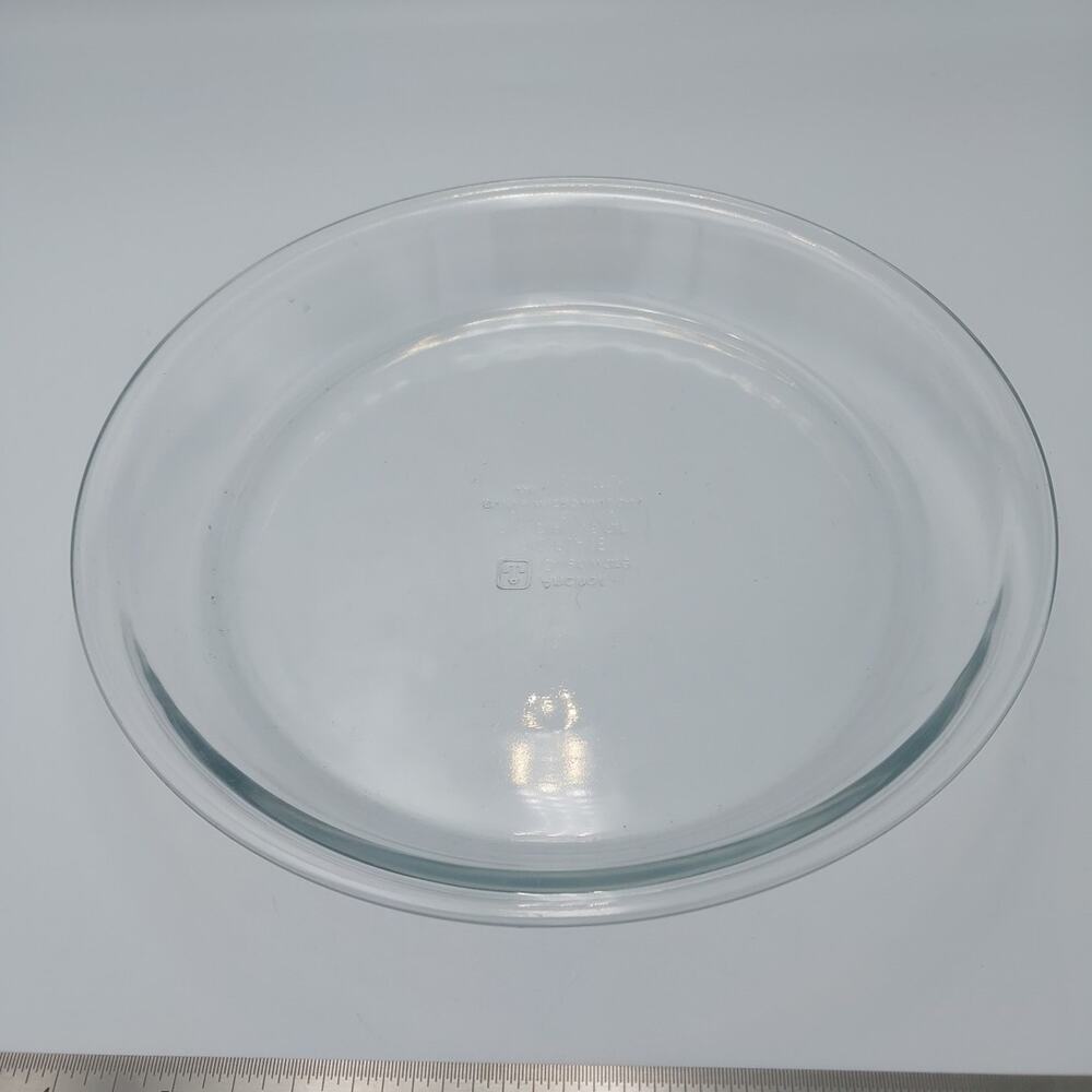 Anchor Pie Plate 10" Baking Glass Ovenware #462